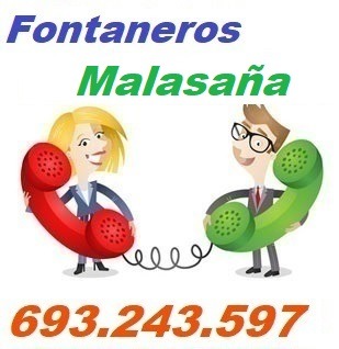 Telefono de la empresa fontaneros Malasaña